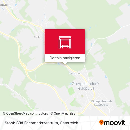 Stoob-Süd Fachmarktzentrum Karte