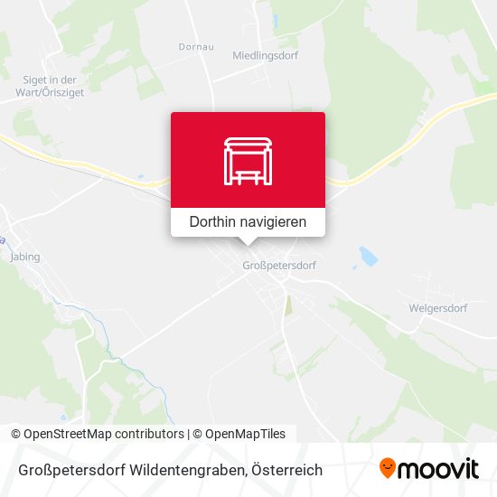 Großpetersdorf Wildentengraben Karte