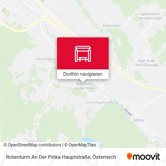 Rotenturm An Der Pinka Hauptstraße Karte