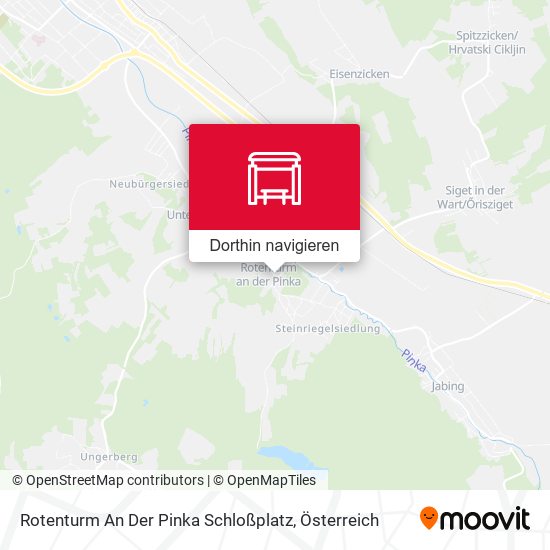 Rotenturm An Der Pinka Schloßplatz Karte