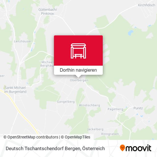 Deutsch Tschantschendorf Bergen Karte