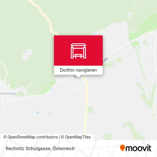 Rechnitz Schulgasse Karte