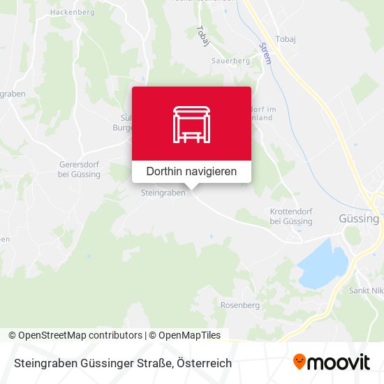 Steingraben Güssinger Straße Karte