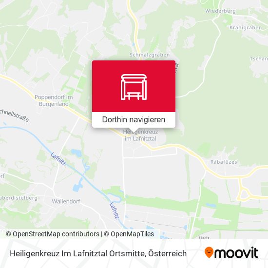Heiligenkreuz Im Lafnitztal Ortsmitte Karte