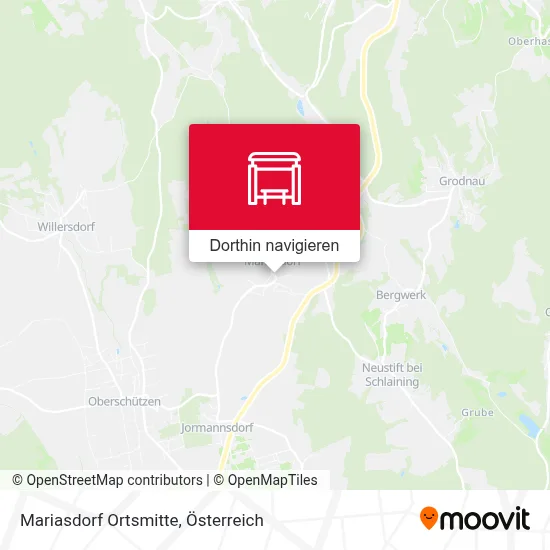 Mariasdorf Ortsmitte Karte