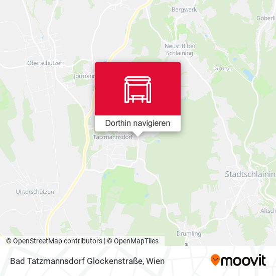Bad Tatzmannsdorf Glockenstraße Karte