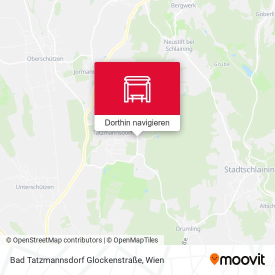 Bad Tatzmannsdorf Glockenstraße Karte
