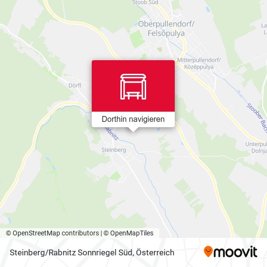 Steinberg / Rabnitz Sonnriegel Süd Karte