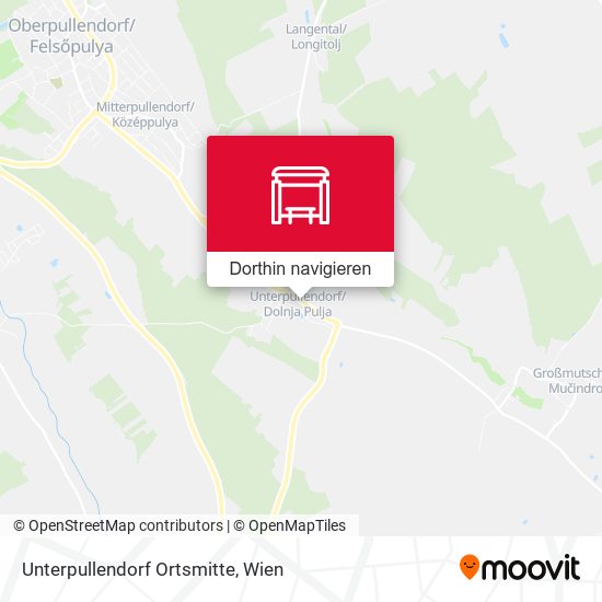 Unterpullendorf Ortsmitte Karte