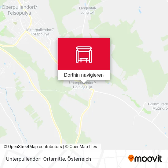 Unterpullendorf Ortsmitte Karte