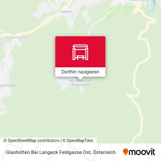 Glashütten Bei Langeck Feldgasse Ost Karte