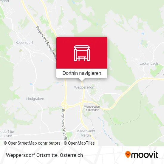 Weppersdorf Ortsmitte Karte