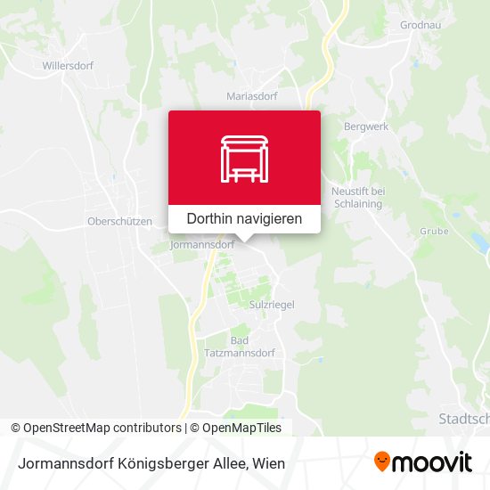 Jormannsdorf Königsberger Allee Karte