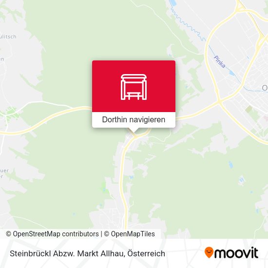 Steinbrückl Abzw. Markt Allhau Karte