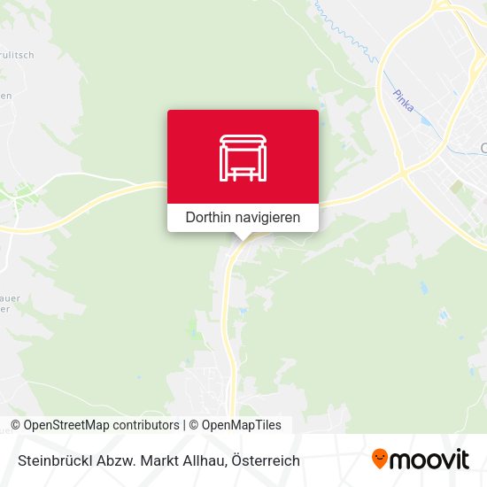 Steinbrückl Abzw. Markt Allhau Karte