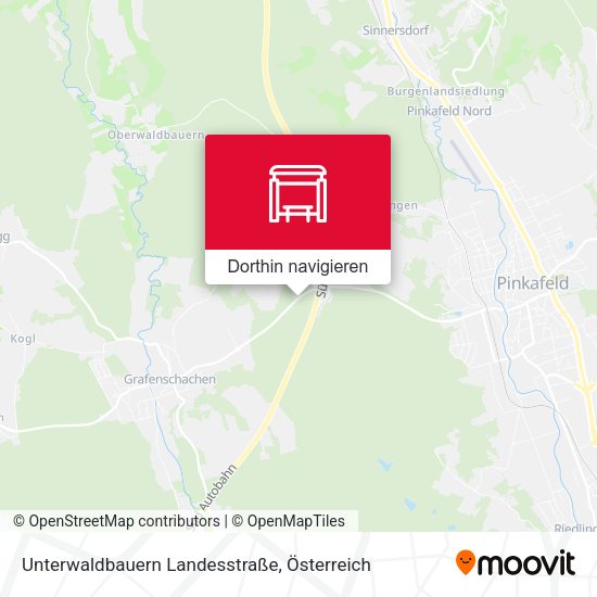 Unterwaldbauern Landesstraße Karte