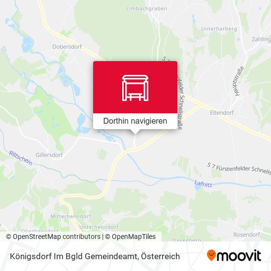 Königsdorf Im Bgld Gemeindeamt Karte