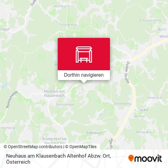 Neuhaus am Klausenbach Altenhof Abzw. Ort Karte