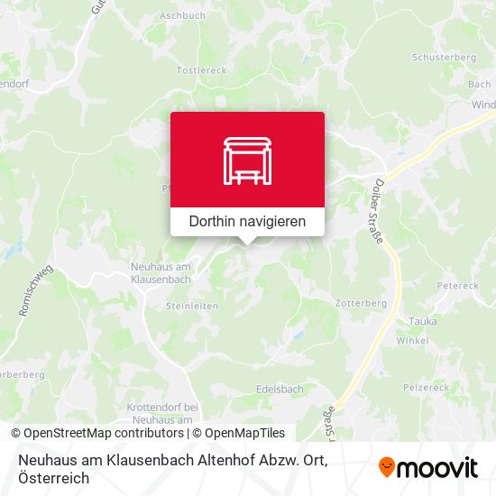 Neuhaus am Klausenbach Altenhof Abzw. Ort Karte