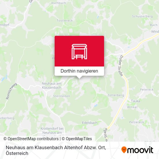 Neuhaus am Klausenbach Altenhof Abzw. Ort Karte