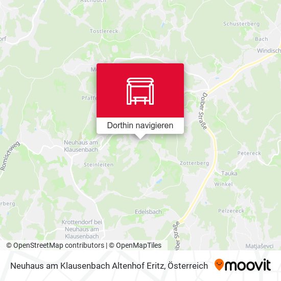 Neuhaus am Klausenbach Altenhof Eritz Karte