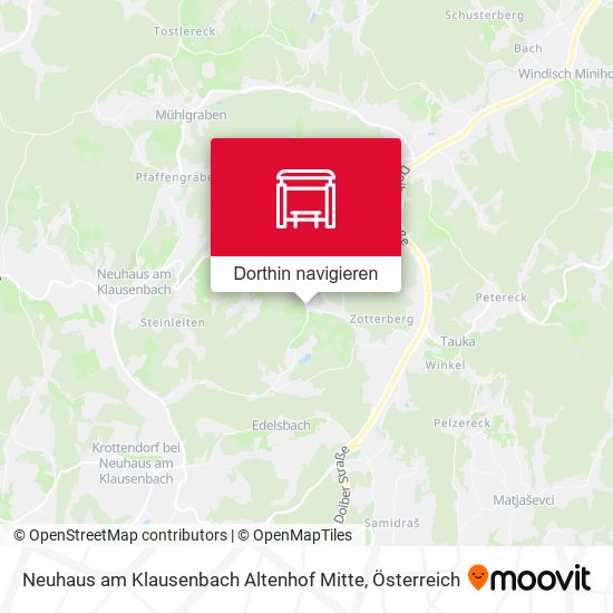 Neuhaus am Klausenbach Altenhof Mitte Karte