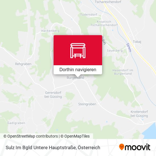 Sulz Im Bgld Untere Hauptstraße Karte