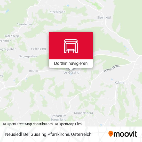 Neusiedl Bei Güssing Pfarrkirche Karte