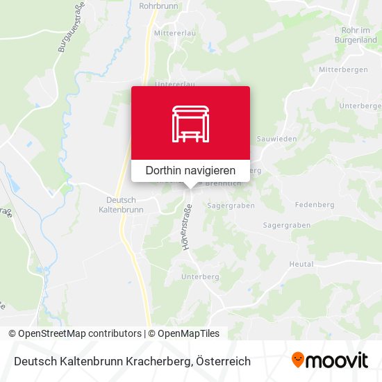 Deutsch Kaltenbrunn Kracherberg Karte