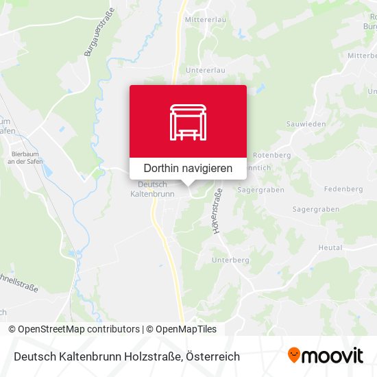 Deutsch Kaltenbrunn Holzstraße Karte