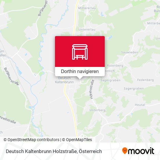 Deutsch Kaltenbrunn Holzstraße Karte