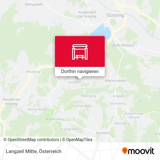 Langzeil Mitte Karte