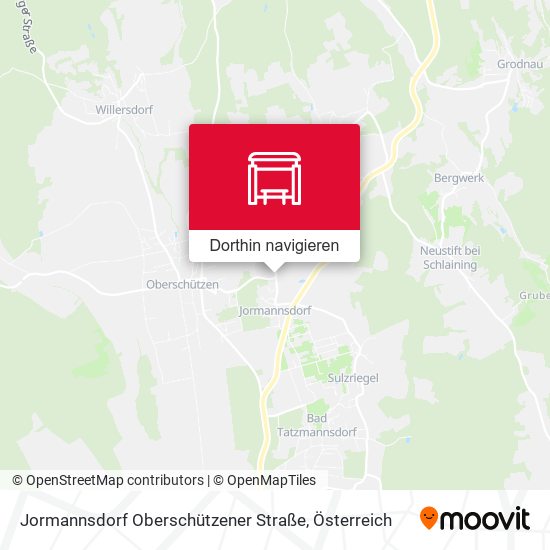 Jormannsdorf Oberschützener Straße Karte