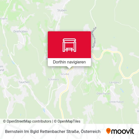Bernstein Im Bgld Rettenbacher Straße Karte