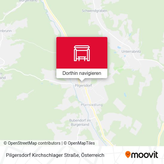 Pilgersdorf Kirchschlager Straße Karte