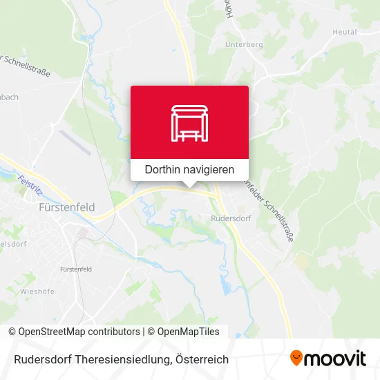 Rudersdorf Theresiensiedlung Karte