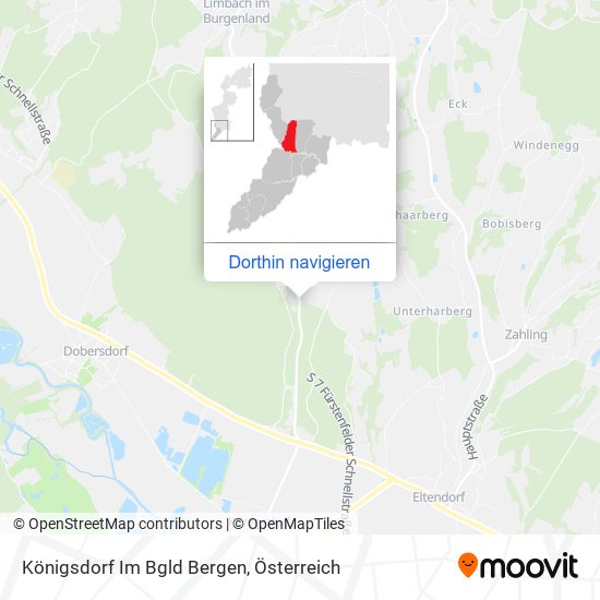 Königsdorf Im Bgld Bergen Karte