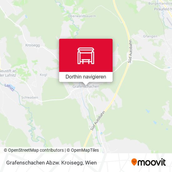 Grafenschachen Abzw. Kroisegg Karte