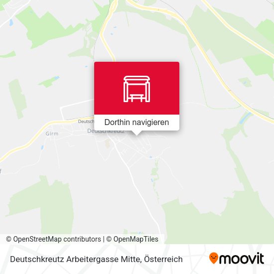 Deutschkreutz Arbeitergasse Mitte Karte