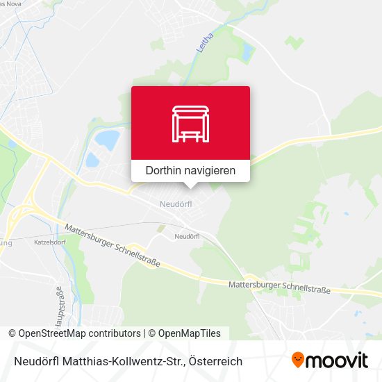 Neudörfl Matthias-Kollwentz-Str. Karte