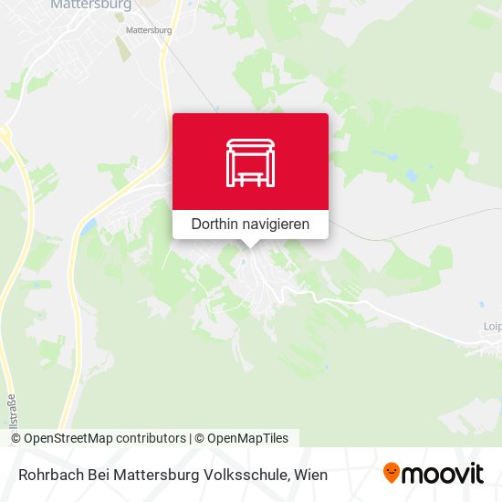 Rohrbach Bei Mattersburg Volksschule Karte