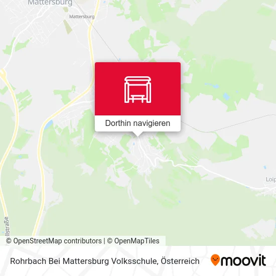 Rohrbach Bei Mattersburg Volksschule Karte