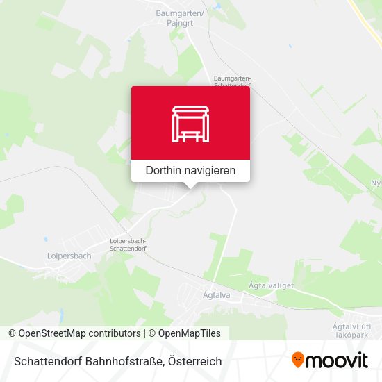 Schattendorf Bahnhofstraße Karte