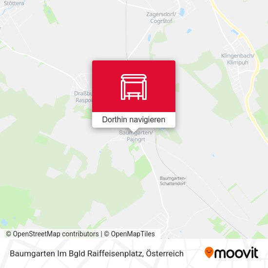 Baumgarten Im Bgld Raiffeisenplatz Karte