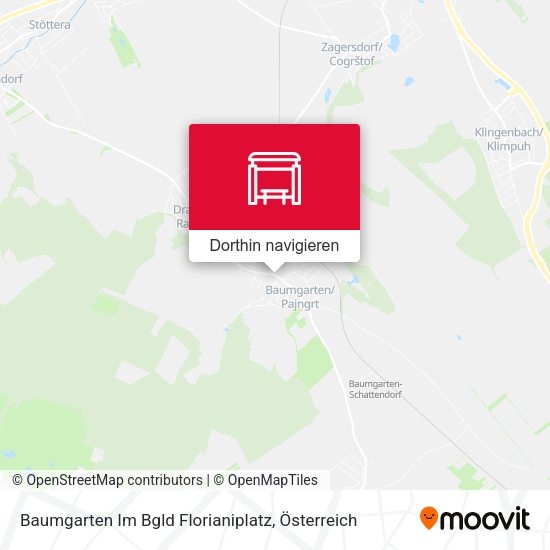 Baumgarten Im Bgld Florianiplatz Karte