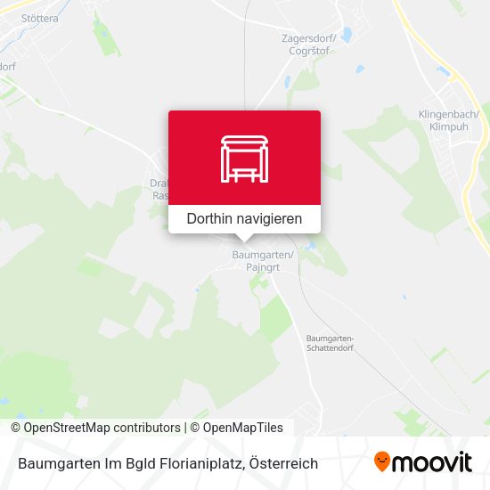 Baumgarten Im Bgld Florianiplatz Karte