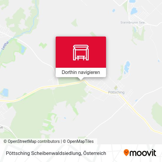 Pöttsching Scheibenwaldsiedlung Karte