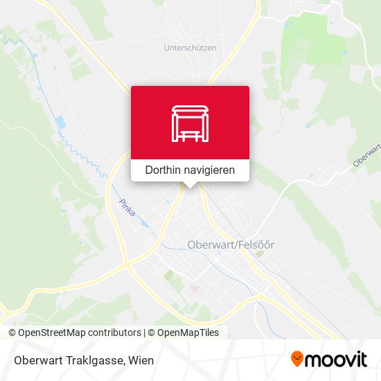 Oberwart Traklgasse Karte