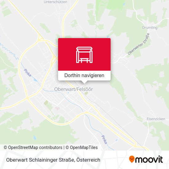 Oberwart Schlaininger Straße Karte