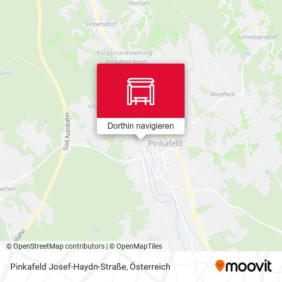 Pinkafeld Josef-Haydn-Straße Karte